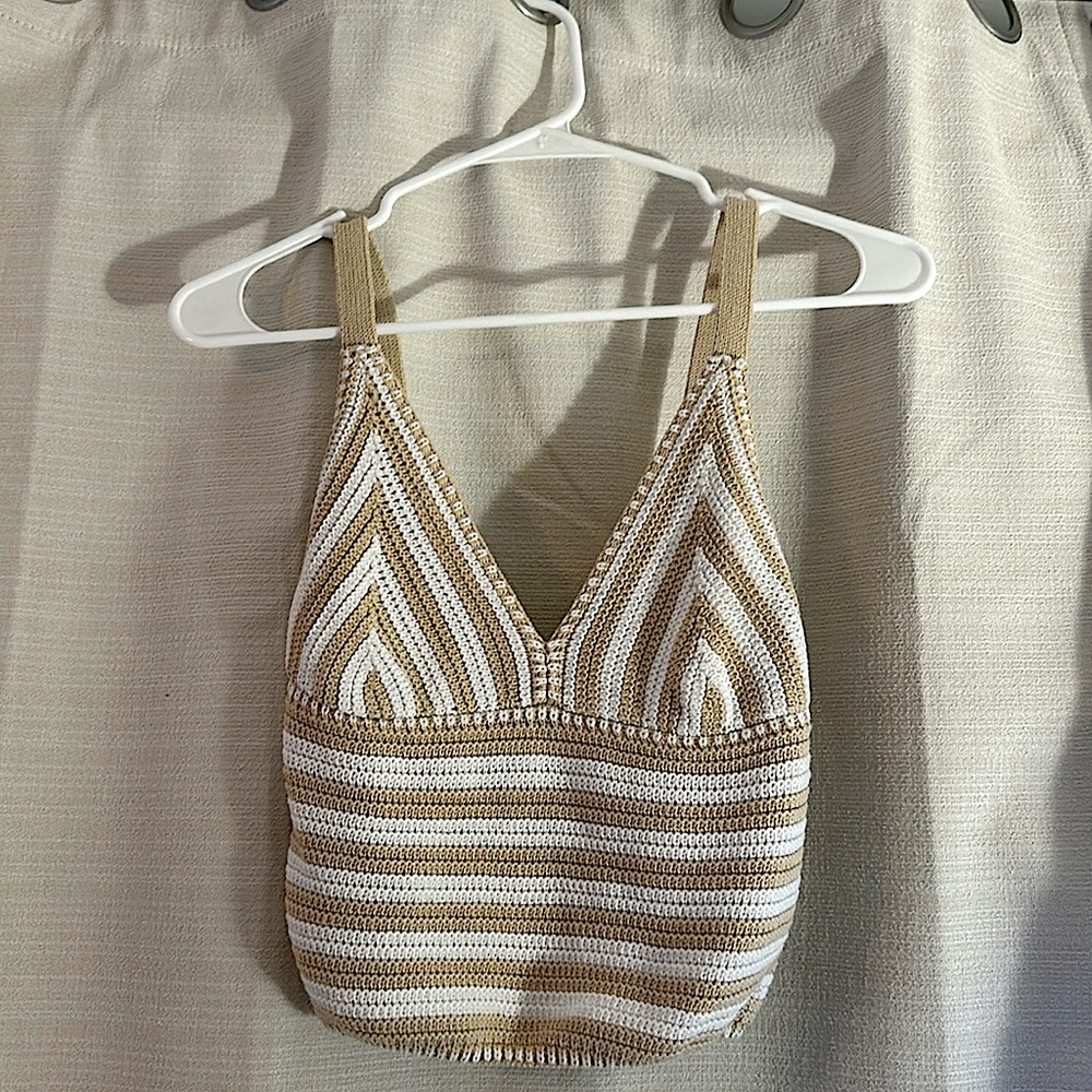 Crochet tank top - cropped